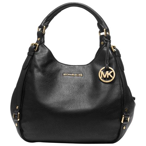 women's michael kors purse black|michael kors genuine leather handbags.